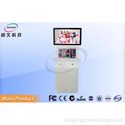 32 Inch Stand Alone Wireless LCD Digital Signage Kiosk for